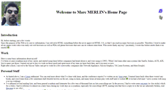 Desktop Screenshot of marc.merlins.org